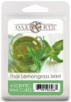 Oak & Rye™ Thai Lemongrass Mint Wax Cubes Perspective: Main