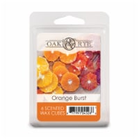 Oak & Rye Orange Burst Wax Cubes - 6 Pack