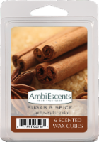 AmbiEscents™ Sugar & Spice Scented Wax Cubes - 6 Pack Perspective: Main
