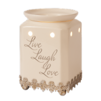 Oak & Rye Live Laugh Love Wax Warmer - Cream Perspective: Main