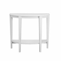 Accent Table, Console, Entryway, Narrow, Sofa, Living Room, Bedroom, Laminate, White,