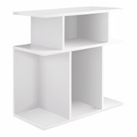 Accent Table, Side, End, Nightstand, Lamp, Living Room, Bedroom, Laminate, White,
