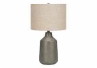 Monarch Specialties Concrete Table Lamp - Grey Perspective: Main