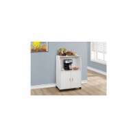 MonarchSpecialties I 3139 33 in. H, Kitchen Cart - White