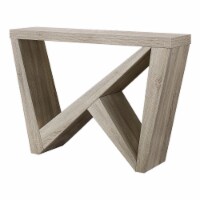 Accent Table, Console, Entryway, Narrow, Sofa, Living Room, Bedroom, Laminate, Brown,