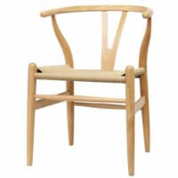 Wishbone Y Dining Chair in Natural (Set of 2)