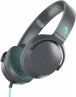 Skullcandy Riff Wired Headphones - Black/Mint Perspective: Main