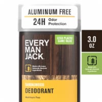 Every Man Jack Mens Deodorant Stick Sandalwood Aluminum-Free Perspective: Main