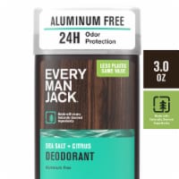 Every Man Jack Mens Deodorant Stick Sea Salt + Citrus Aluminum-Free Perspective: Main