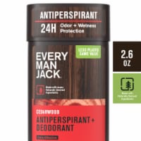 Every Man Jack Mens Antiperspirant Deodorant Stick, Cedarwood Perspective: Main
