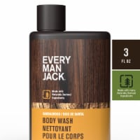 Every Man Jack Body Wash Travel Flask, Sandalwood Perspective: Main