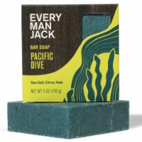 Every Man Jack Mens Cold Plunge Bar Soap, Pacific Dive Perspective: Main