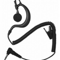 Earphone Connection Earhook Listen Only Earpiece,Black  EP1BC