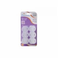 Dreambaby Clear Plastic Outlet Protector 12 pk