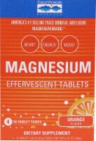 Trace Minerals Research  Magnesium Effervescent Tablets Box   Orange