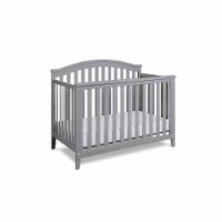 AFG Baby Furniture 457G-016G Kali II 4-in-1 Convertible Crib with Toddler Guardrail, Gray