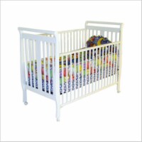 AFG Baby Furniture Mila II 3-in-1 Convertible Crib White