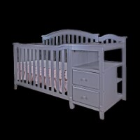 Athena 4566G AFG Kali 4-in-1 Crib with Changer, Grey
