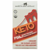 Brooklyn Born Chocolate®  PB&J Peanut & Strawberry Dark Chocolate Keto Bar