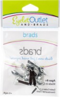 Eyelet Outlet Shape Brads 12/Pkg-Tool Mate