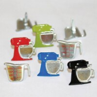 Eyelet Outlet Shape Brads 12/Pkg-Mixers & Cups