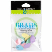 Eyelet Outlet Shape Brads 12/Pkg-Balloons - Pastel