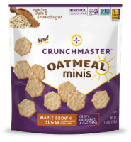 Crunchmaster® Oatmeal Minis Maple & Brown Sugar Crackers