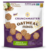 Crunchmaster® Oatmeal Minis Apples & Cinnamon Crackers