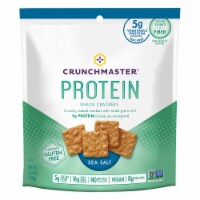 Crunchmaster Protein Sea Salt Snack Crackers