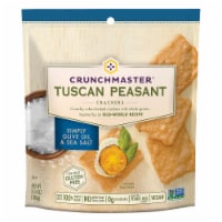 Crunchmaster Gluten Free Simply Olive Oil & Sea Salt Tuscan Peasant Crackers