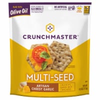Crunchmaster® Multi-Seed Artisan Cheesy Garlic Bread Crackers Perspective: Main