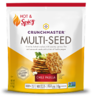 Crunchmaster Gluten Free Chile Pasilla Multi-Seed Baked Crackers Perspective: Main
