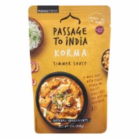 Passage Foods to India Korma Mild Simmer Sauce Perspective: Main