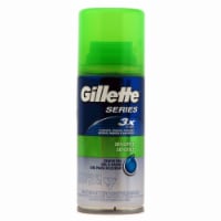 GILLETTE Shaving Gel 3 X Action Sensitive 2.5oz 70g