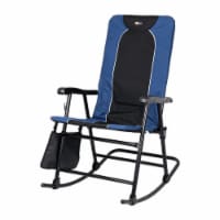 DAKOTA FLDG RKG CHAIR BLU/BLK Perspective: Main