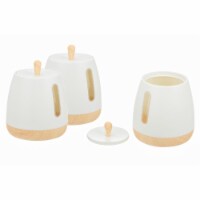 Jiallo WE-T826031-SC 14 cm European Collection Storage Canisters Set - 3 Piece