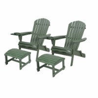 with cup holder Conversation Set, 2 s with cup holders with Ottoman