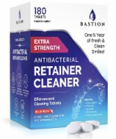 Bastion Retainer Cleaner & Denture Cleanser - 180 Effervescent Tablets - 6 Month Supply