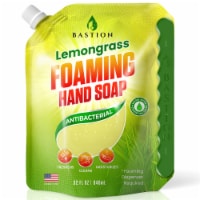 Bastion Foaming Hand Soap Refill - Antibacterial Foam Hand Wash 32oz Pouch