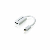 Iogear GMDPHDW6 6.84  Mini DisplayPort to HDMI Adapter Cable White