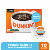 Dunkin’ French Vanilla, Artificially Flavored Coffee, K-Cup Pods Perspective: Main