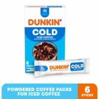 Dunkin’ Cold Iced Coffee, Powdered Instant Coffee Packs Perspective: Main