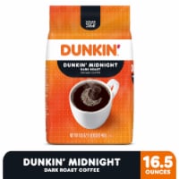 Dunkin’ Midnight Dark Roast Ground Coffee Perspective: Main