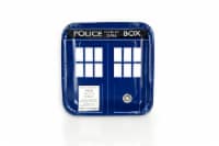 Doctor Who 9 TARDIS Square Paper Plates, Set of 8