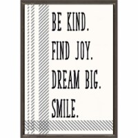 Teacher Created Resources 13-3/8  x 19  Be Kind. Find Joy. Dream Big. Smile. Positive