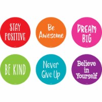 Teacher Created Resources Spot On Positive Sayings Floor Markers 4 Multicolored (TCR77509)