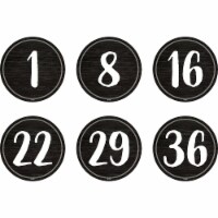 Teacher Created Resources Spot On Floor Markers Modern Farmhouse Numbers 1-36 4 Black/White