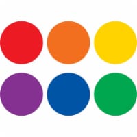 Teacher Created Resources Spot On Colorful Circles Vinyl Floor Markers 4  Multicolored