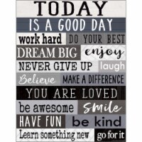 Modern Farmhouse Today Chart, 17  x 22