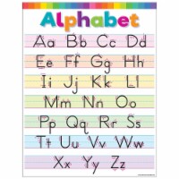 Teacher Created Resources 17  x 22  Colorful Write the Alphabet Chart (TCR7497)